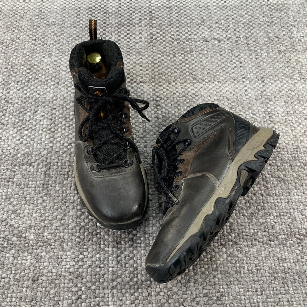 Columbia Newton Ridge Plus II Hiking Boots Mens 7.5 Cordovan Waterproof BM3970